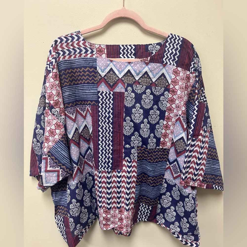 J Jill PureJill Organic Cotton Lightweight Summer Top Sz 2x 2XL